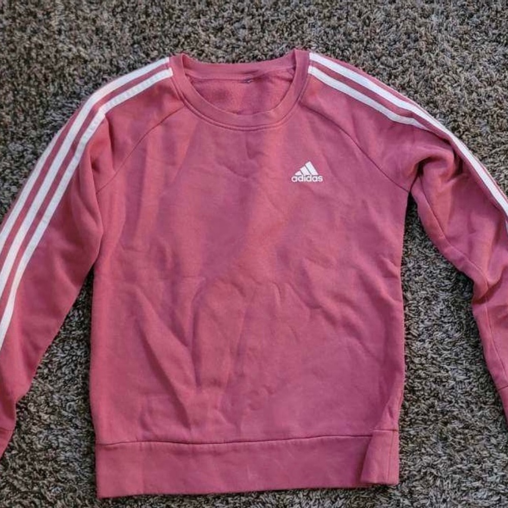 pink adidas sweatshirt